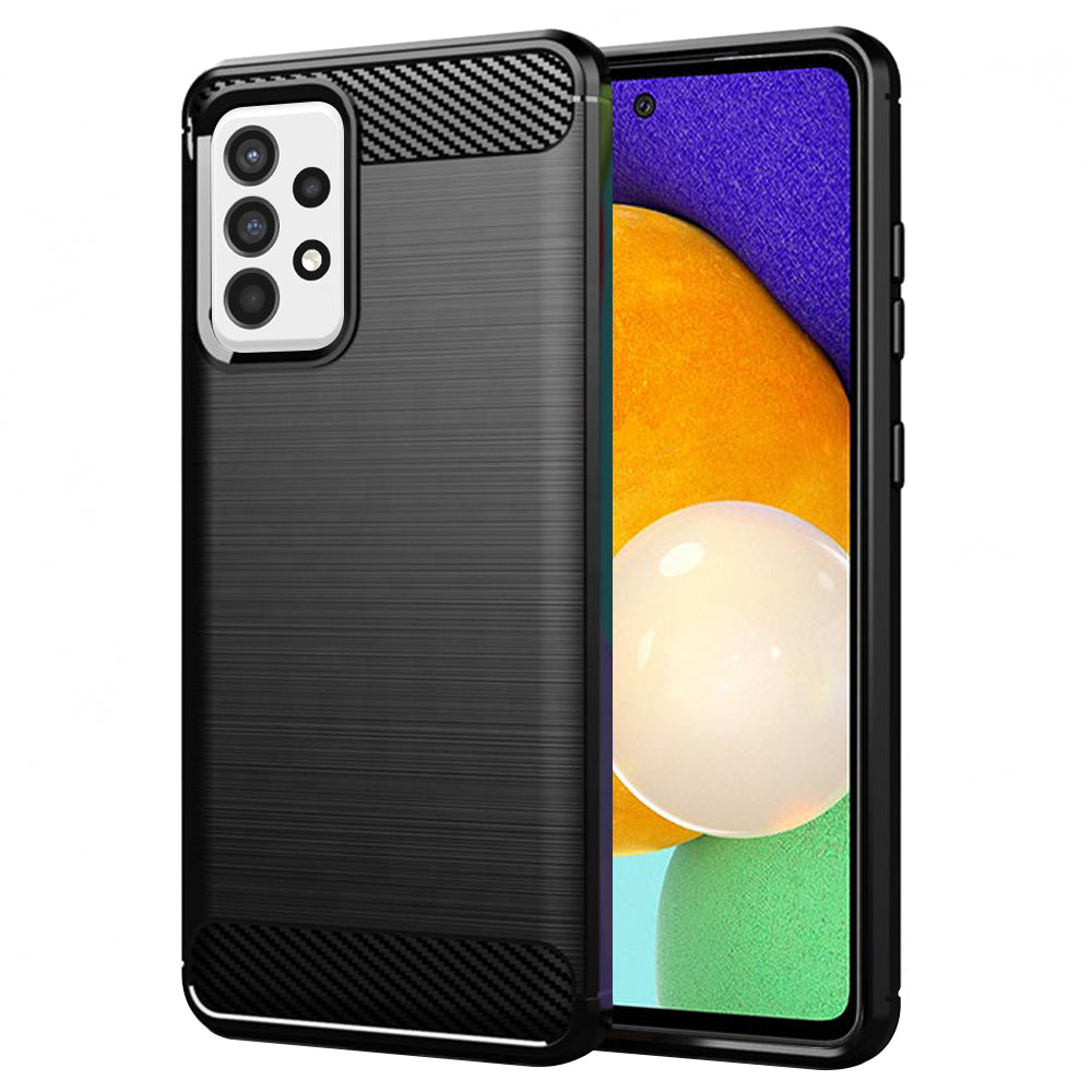 Techsuit - Carbon Silicone - Samsung Galaxy A52 4G / A52 5G / A52s 5G - Black