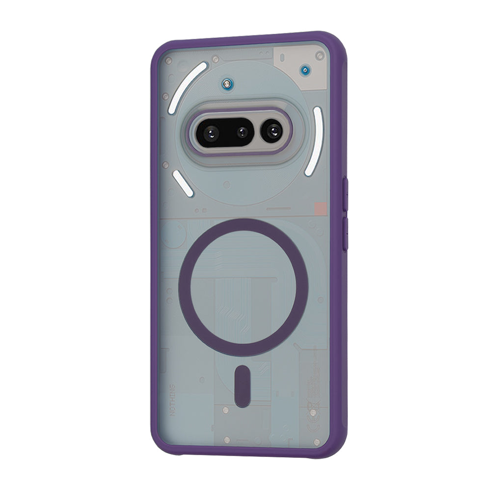 Techsuit - HaloFrost MagSafe Series - Nothing Phone (3a) - Deep Purple