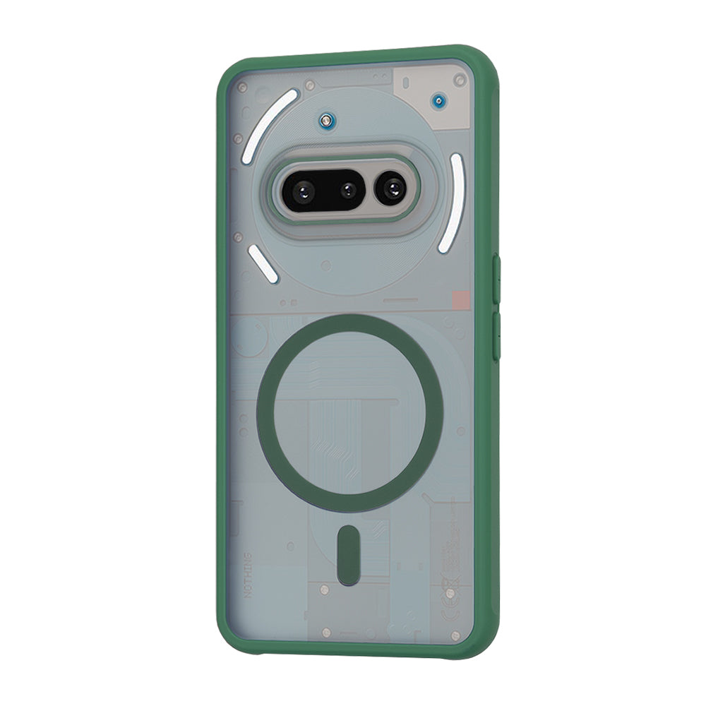 Techsuit - HaloFrost MagSafe Series - Nothing Phone (3a) - Midnight Green