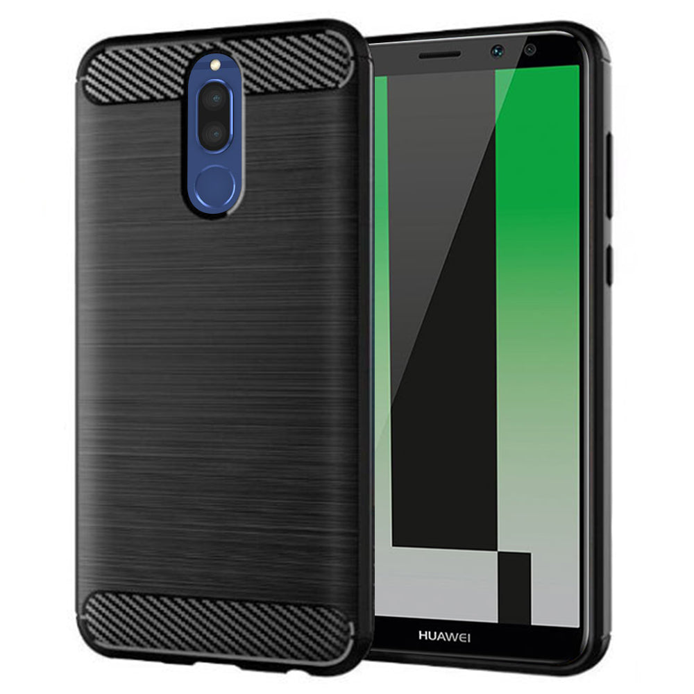 Techsuit - Carbon Silicone - Huawei Mate 10 Lite - Black