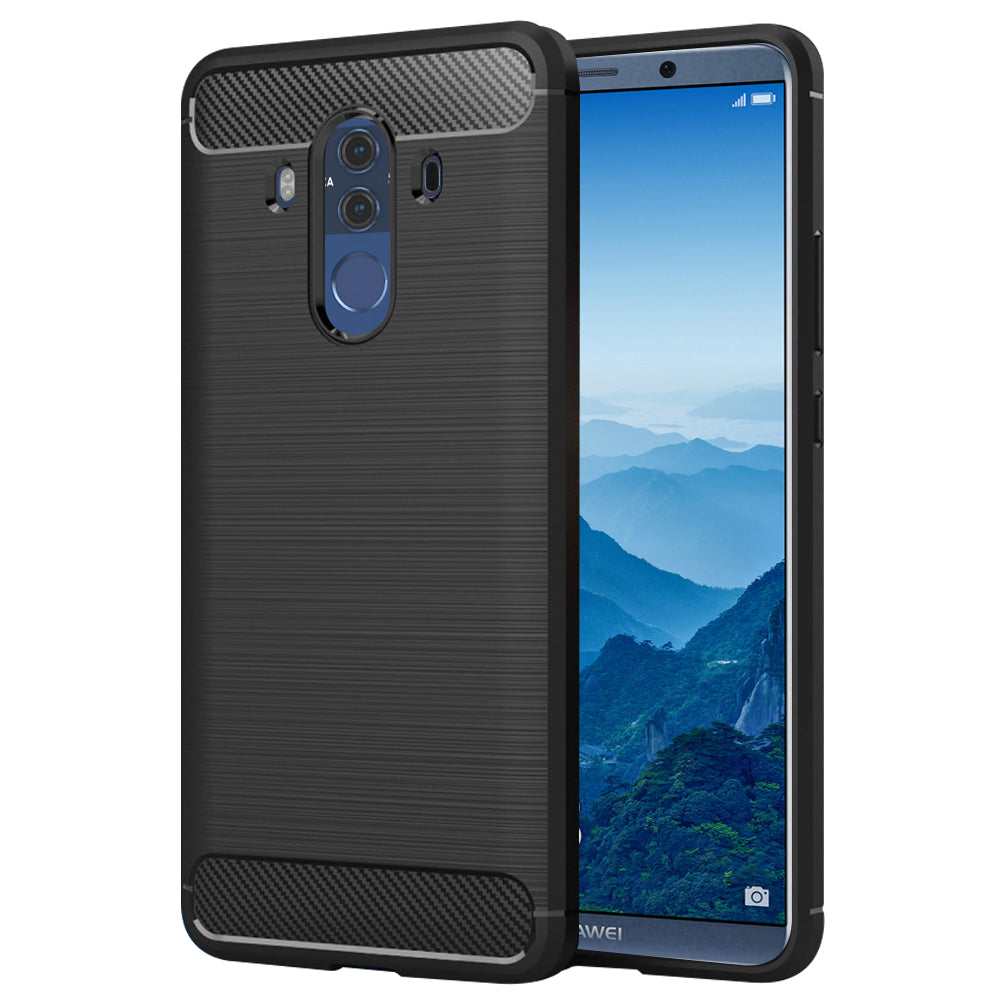 Techsuit - Carbon Silicone - Huawei Mate 10 Pro - Black