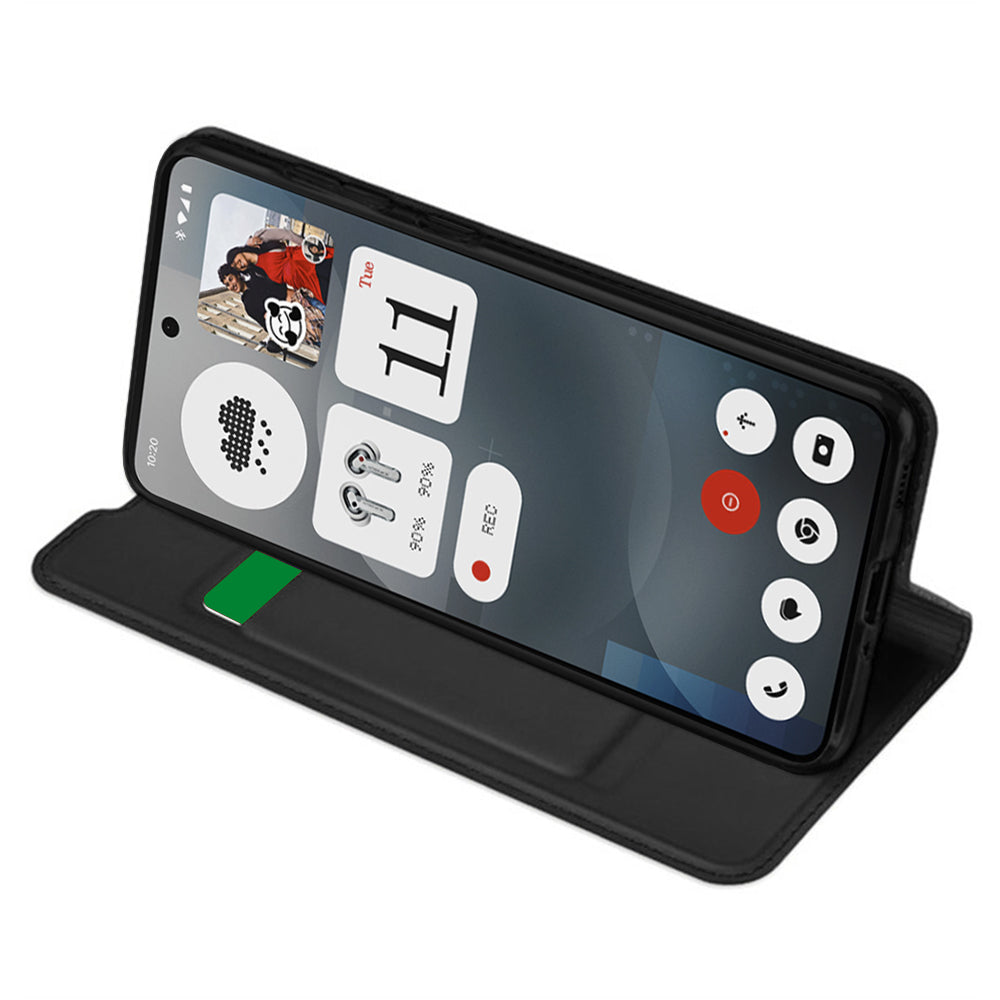 Techsuit - Magskin Book - Nothing Phone (3a) - Black