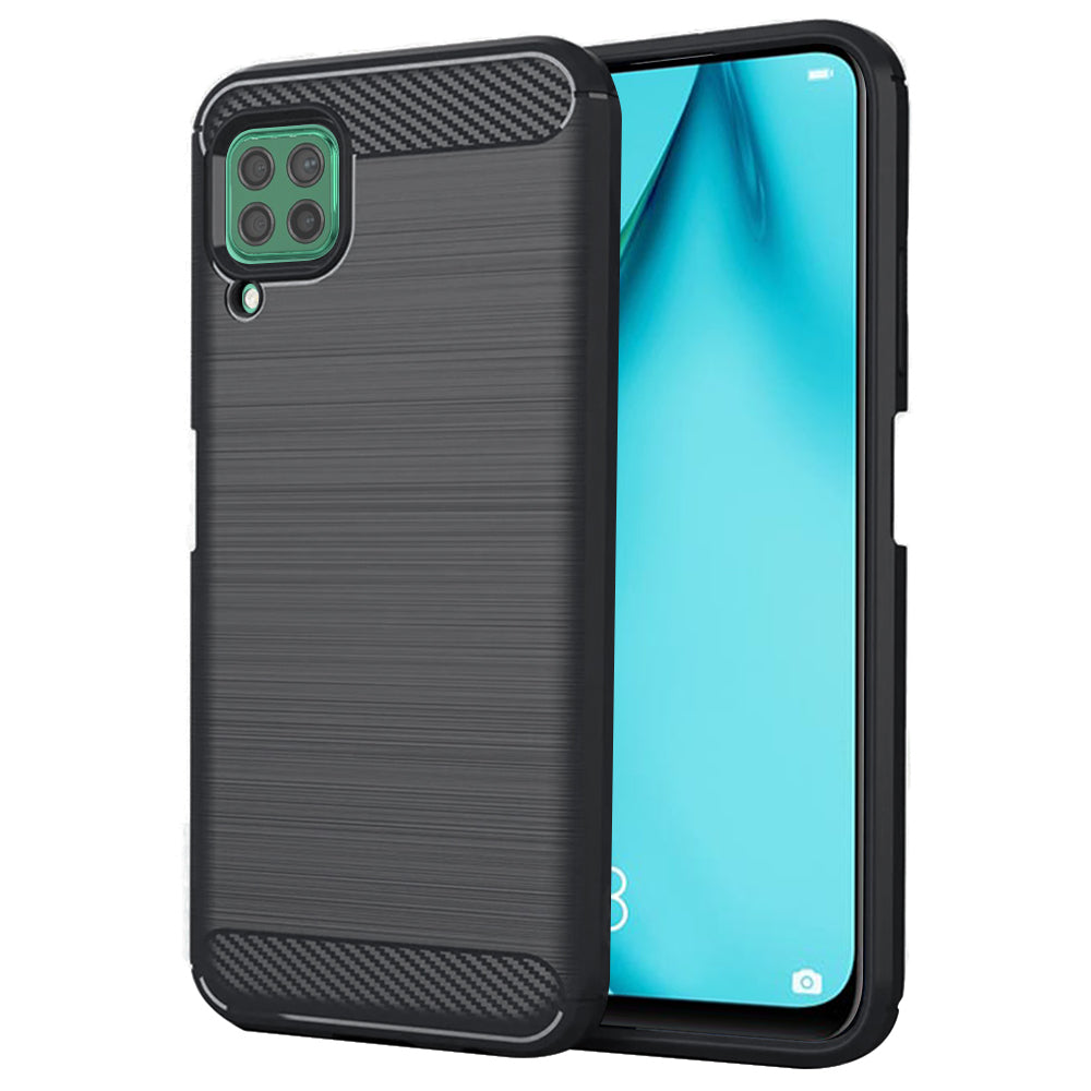 Techsuit - Carbon Silicone - Huawei P40 lite - Black