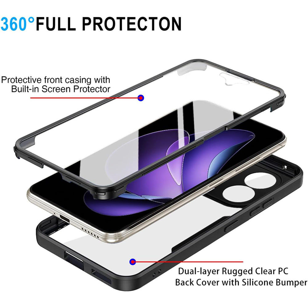 Techsuit - ColorVerse 360 Series + Screen Protector - Oppo Reno13 F 4G / Reno13 F 5G / Reno13 FS 5G - Blue