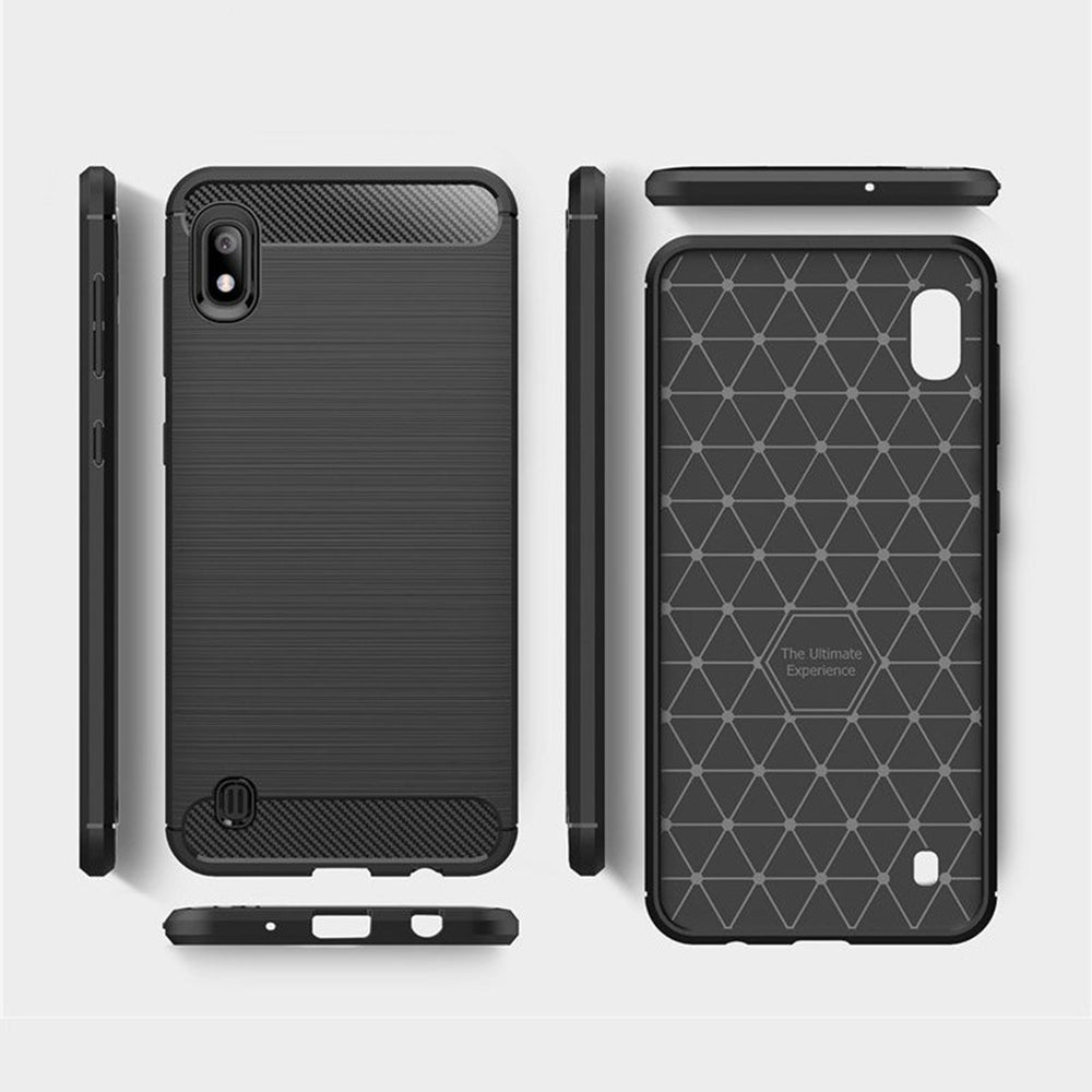Techsuit - Carbon Silicone - Galaxy A10 / M10 - Black