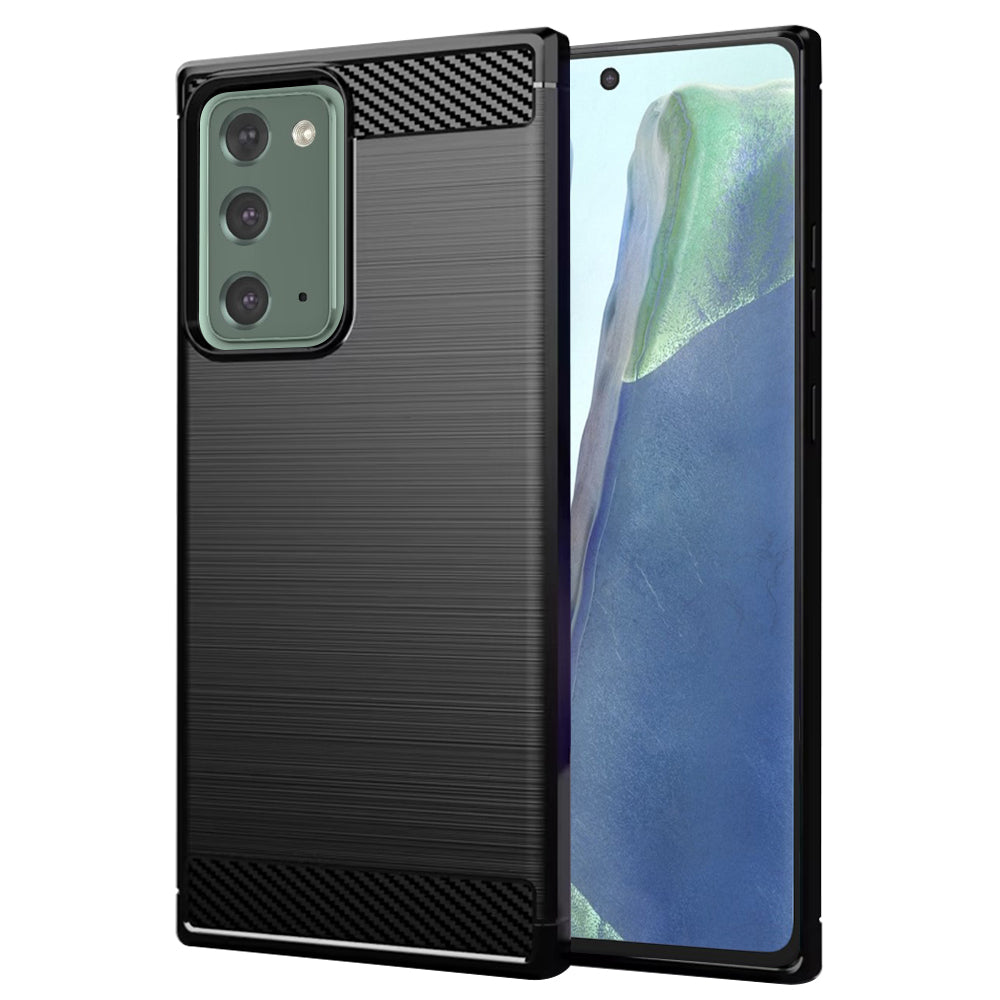 Techsuit - Carbon Silicone - Samsung Galaxy Note 20 / Note 20 5G - Black