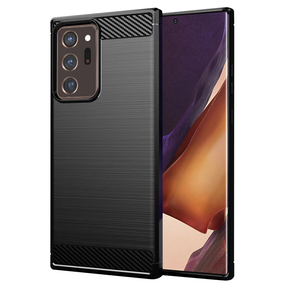Techsuit - Carbon Silicone - Samsung Galaxy Note 20 Ultra / Note 20 Ultra 5G - Black