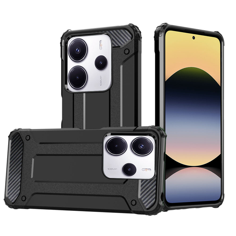Techsuit - Hybrid Armor - Xiaomi Redmi Note 14 4G (Regional) - Black
