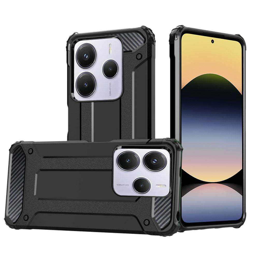 Techsuit - Hybrid Armor - Xiaomi Redmi Note 14 5G - Black