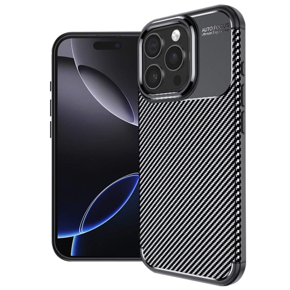 Techsuit - CarbonFiber - iPhone 16 Pro Max - Black