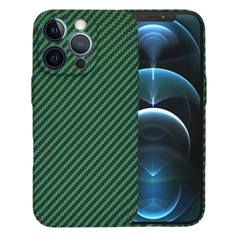 Techsuit - Carbonite FiberShell - iPhone 12 Pro Max - Green