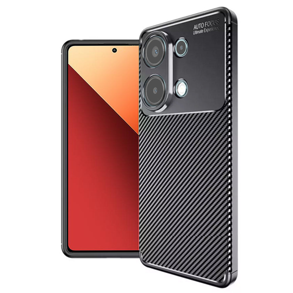 Techsuit - CarbonFiber - Xiaomi Redmi Note 13 Pro 4G / Poco M6 Pro 4G - Black