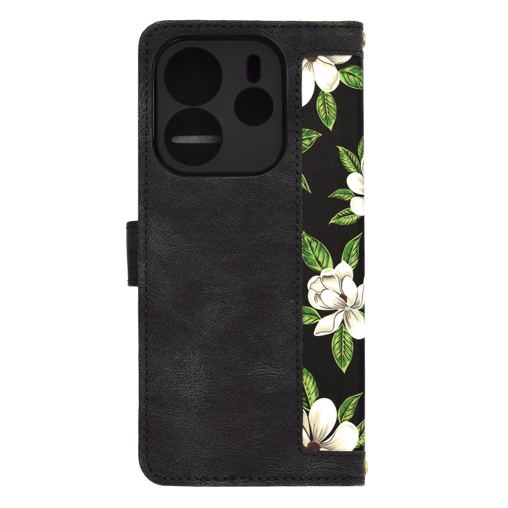 Techsuit - FlipCraft - Xiaomi Redmi Note 14 4G (Regional) - Flowers of the Dawn