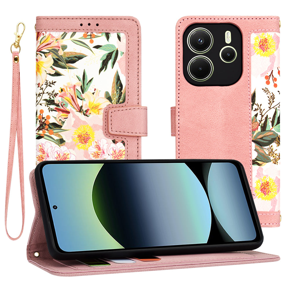 Techsuit - FlipCraft - Xiaomi Redmi Note 14 4G (Regional) - Sweetheart Pink