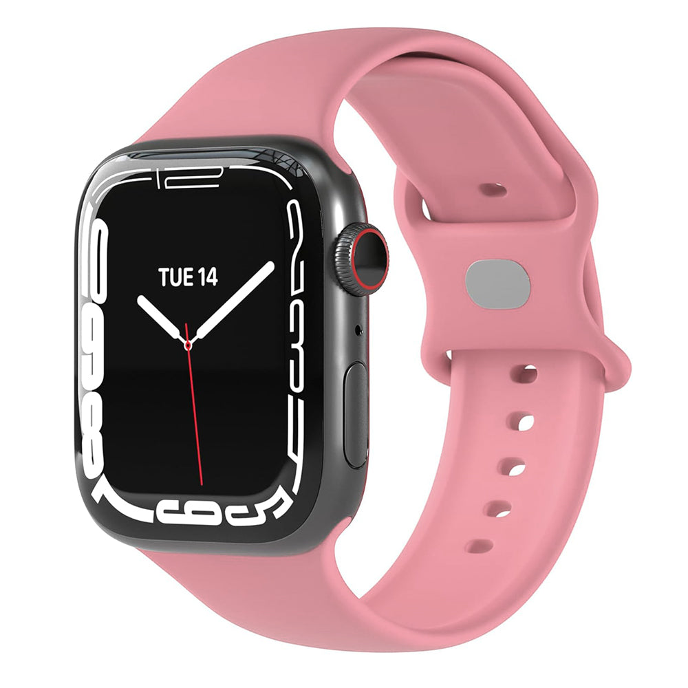 Techsuit - Watchband (W031) - Apple Watch 1/2/3/4/5/6/7/8/9/10/11/SE/SE 2/SE 3 (38/40/41/42mm) - Pink