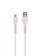 Maxlife Mxuc-04 Καλώδιο Φόρτισης Και Μεταφοράς Δεδομένων Από Usb Σε Usb-C 1 Μέτρου 3A – Ροζ – Θήκη για κινητό από το PhoneBazaar.gr