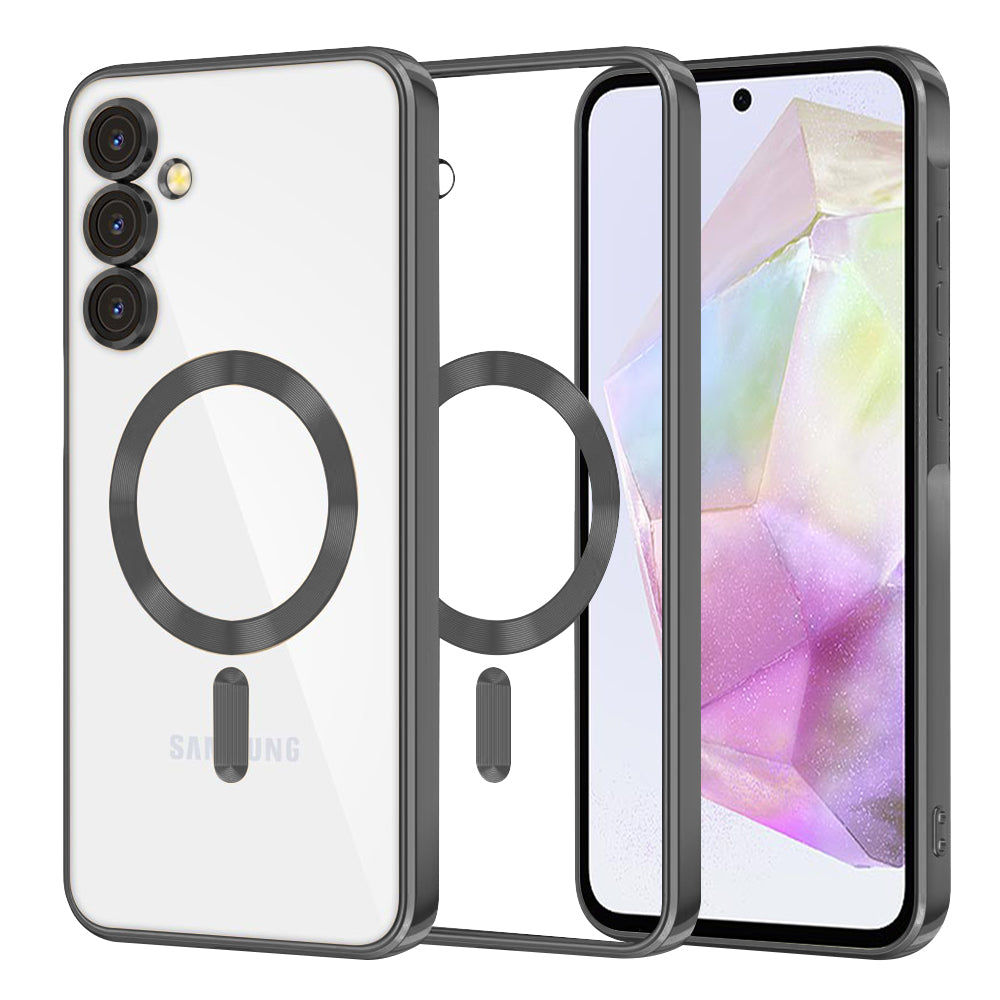 Techsuit - Luxury Crystal MagSafe - Samsung Galaxy A35 5G - Black