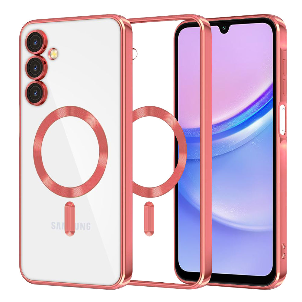 Techsuit - Luxury Crystal MagSafe - Samsung Galaxy A15 4G / A15 5G - Red