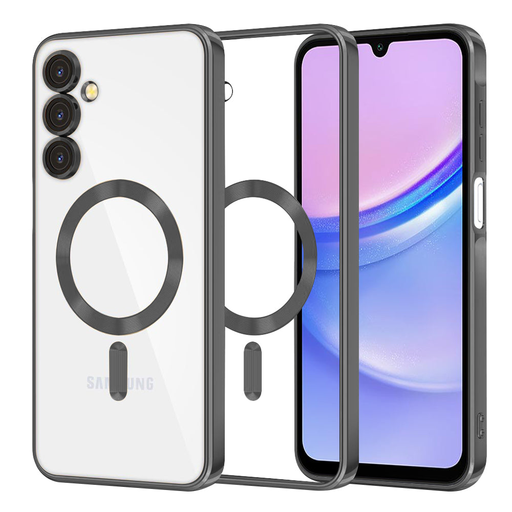 Techsuit - Luxury Crystal MagSafe - Samsung Galaxy A15 4G / A15 5G - Black