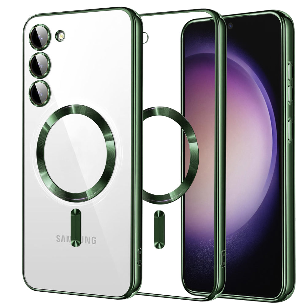 Techsuit - Luxury Crystal MagSafe - Samsung Galaxy S23 - Deep Green