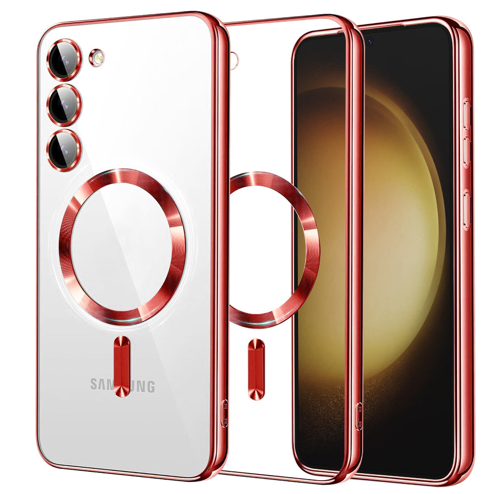 Techsuit - Luxury Crystal MagSafe - Samsung Galaxy S23 Plus - Red