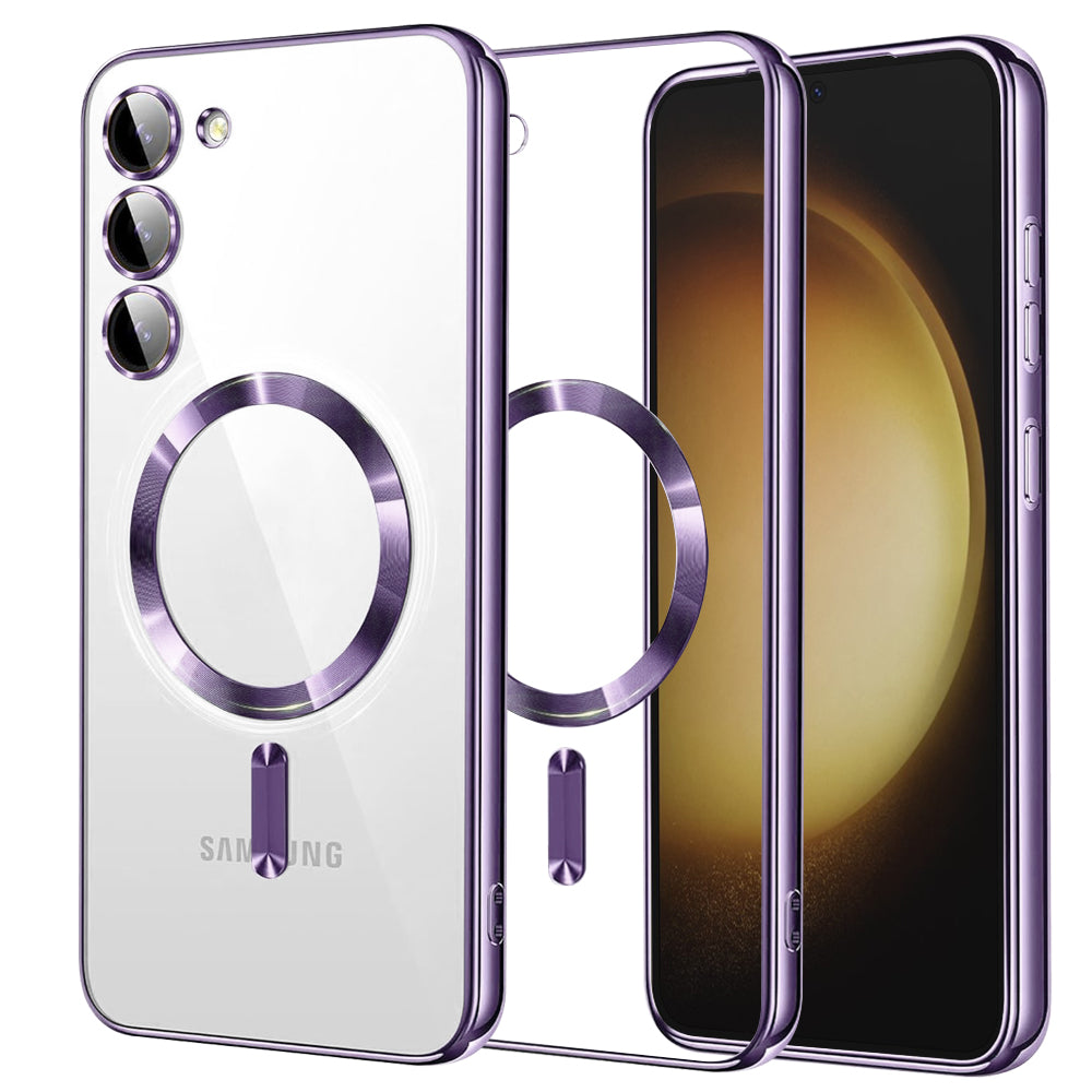 Techsuit - Luxury Crystal MagSafe - Samsung Galaxy S23 Plus - Light Purple