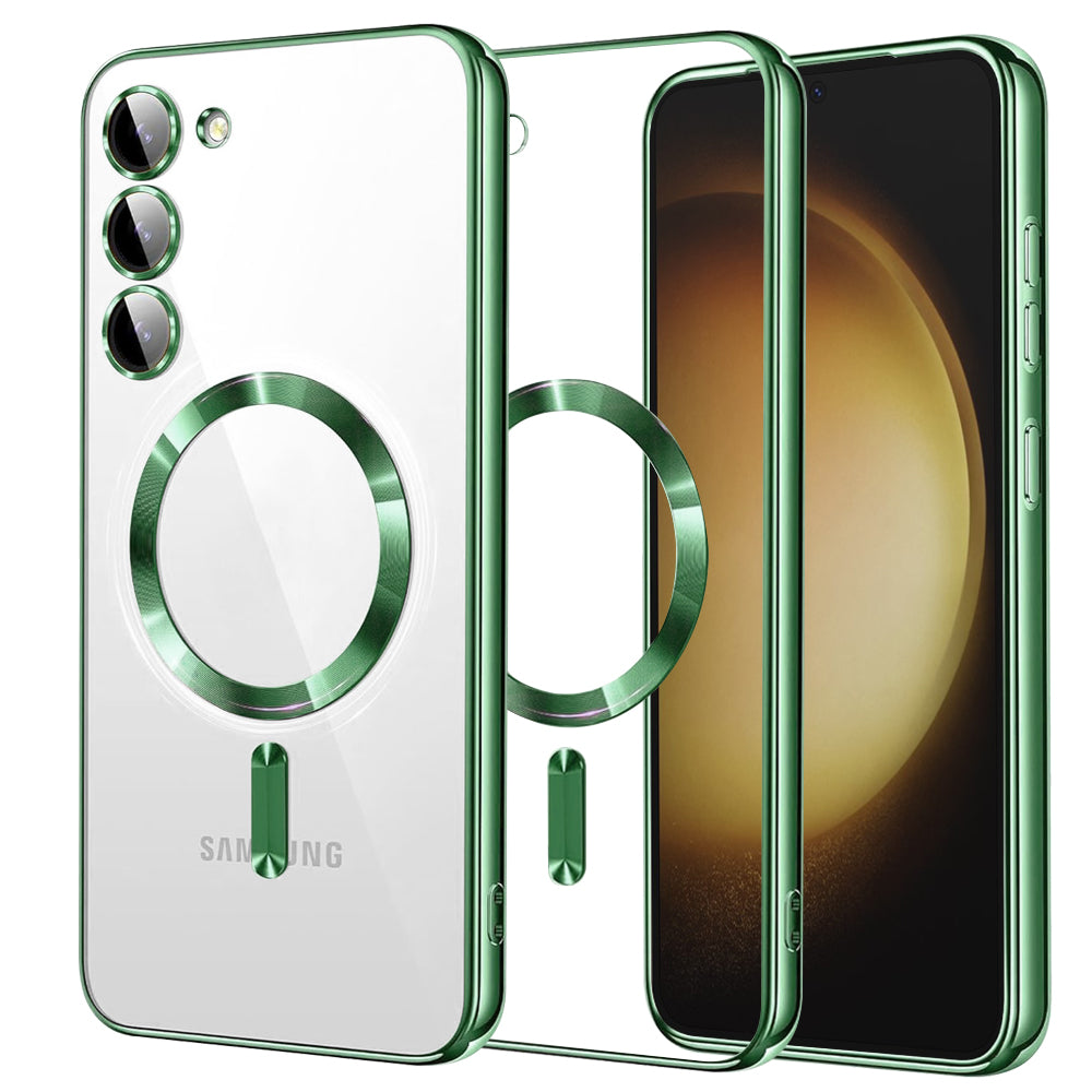 Techsuit - Luxury Crystal MagSafe - Samsung Galaxy S23 Plus - Light Green