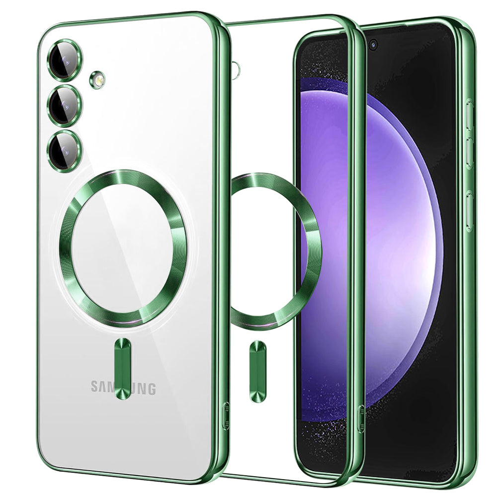 Techsuit - Luxury Crystal MagSafe - Samsung Galaxy S23 FE - Light Green