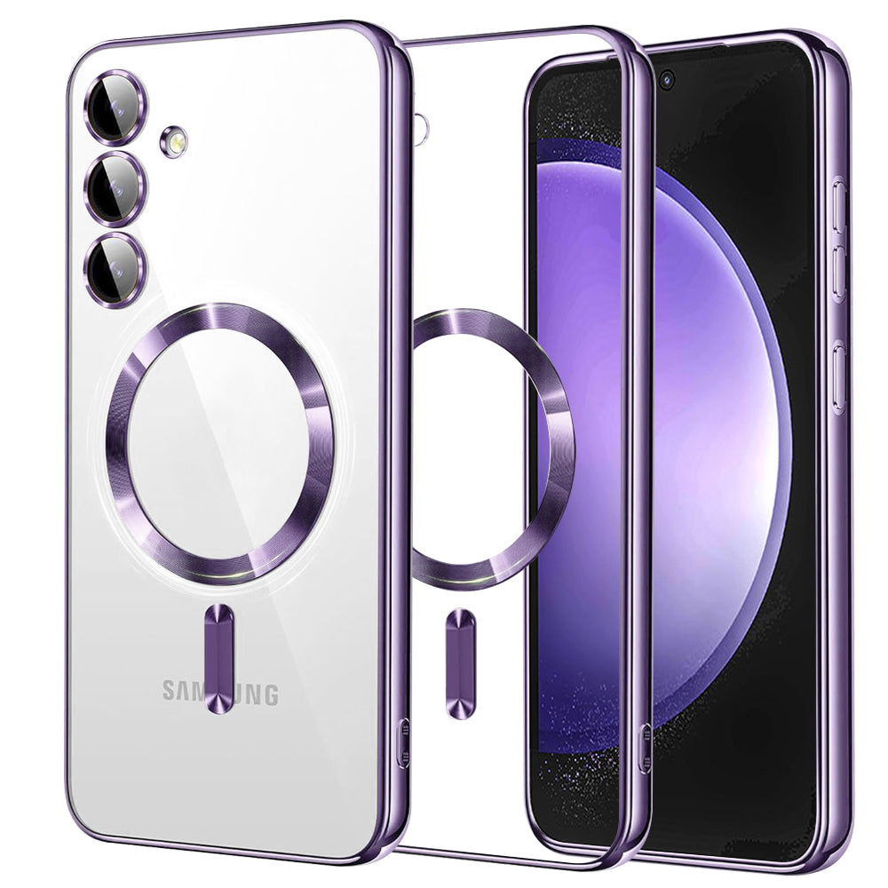 Techsuit - Luxury Crystal MagSafe - Samsung Galaxy S23 FE - Light Purple