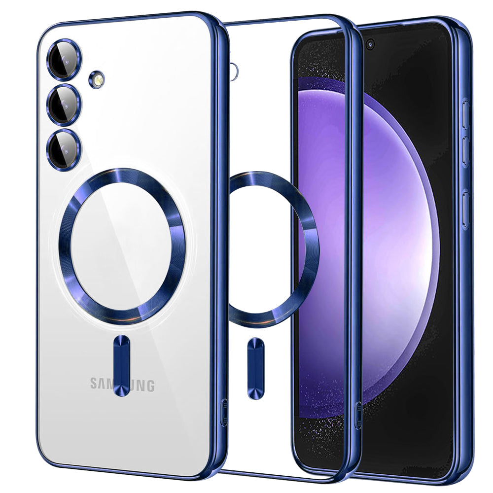 Techsuit - Luxury Crystal MagSafe - Samsung Galaxy S23 FE - Deep Blue