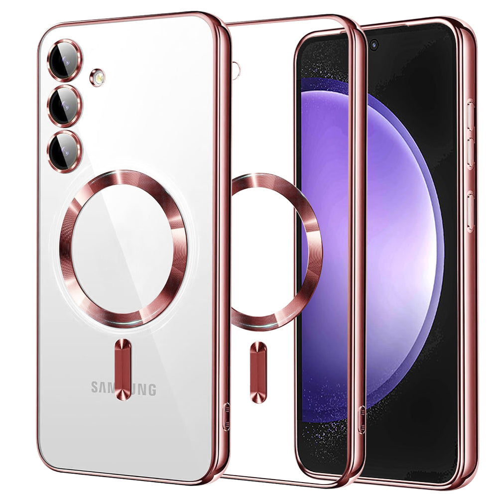 Techsuit - Luxury Crystal MagSafe - Samsung Galaxy S23 FE - Pink