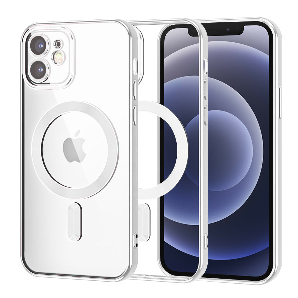 Techsuit - Luxury Crystal MagSafe - iPhone 12 - Silver