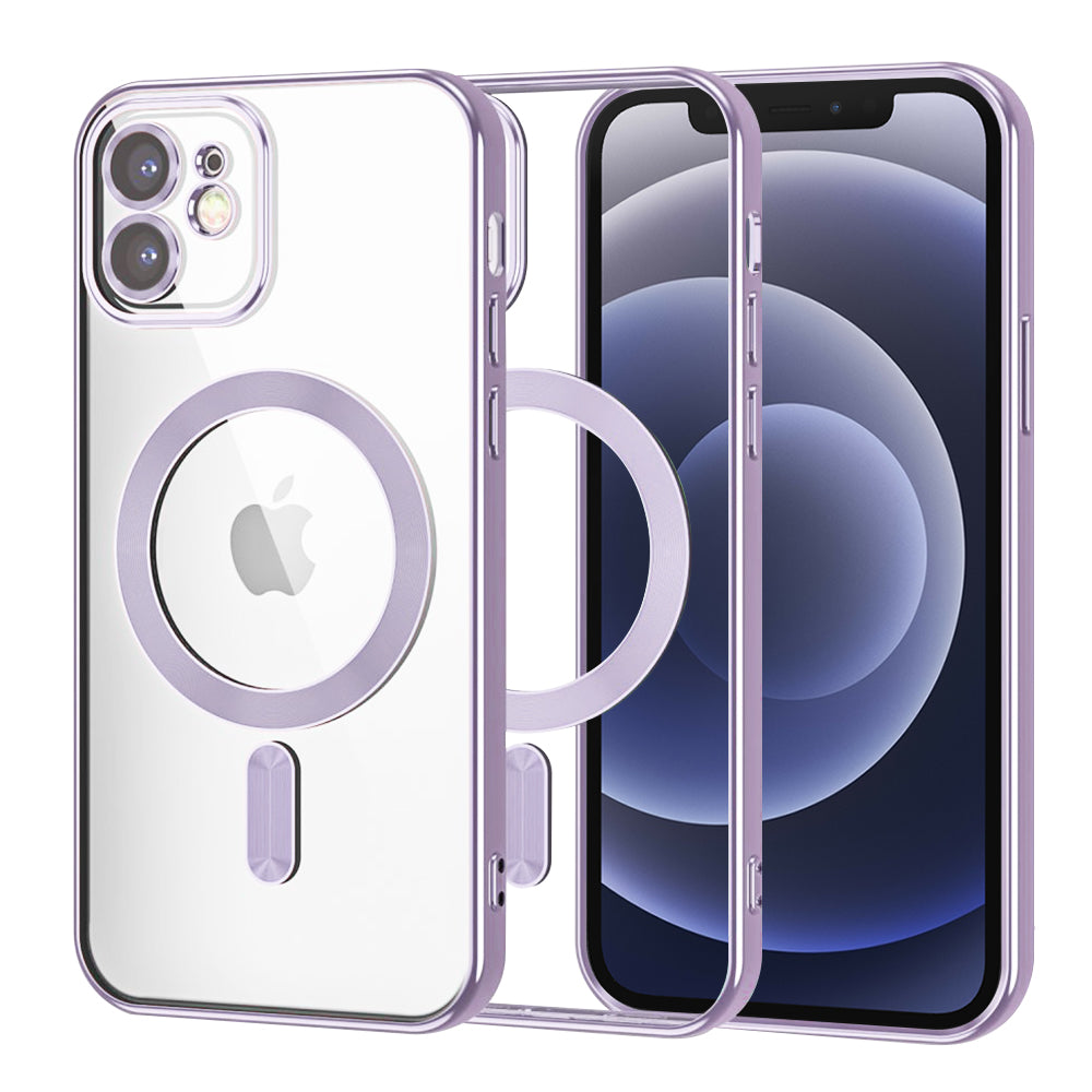 Techsuit - Luxury Crystal MagSafe - iPhone 12 - Light Purple