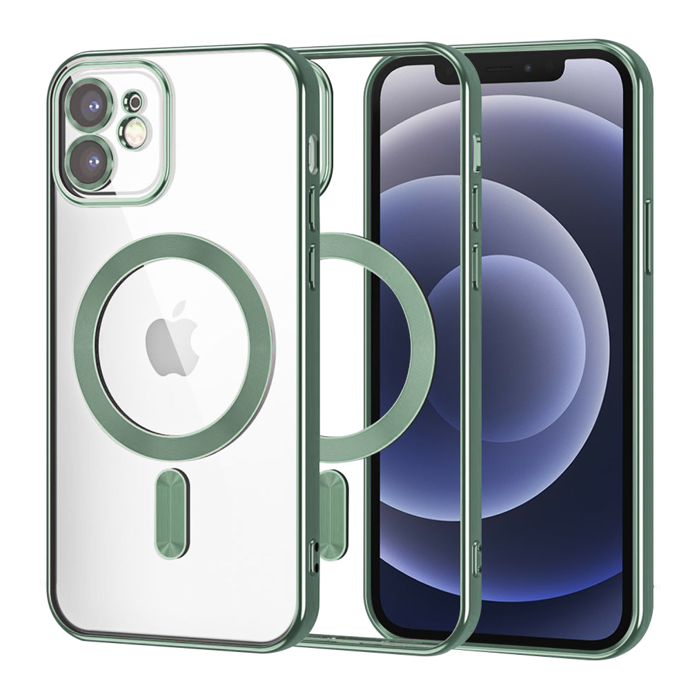 Techsuit - Luxury Crystal MagSafe - iPhone 12 - Deep Green