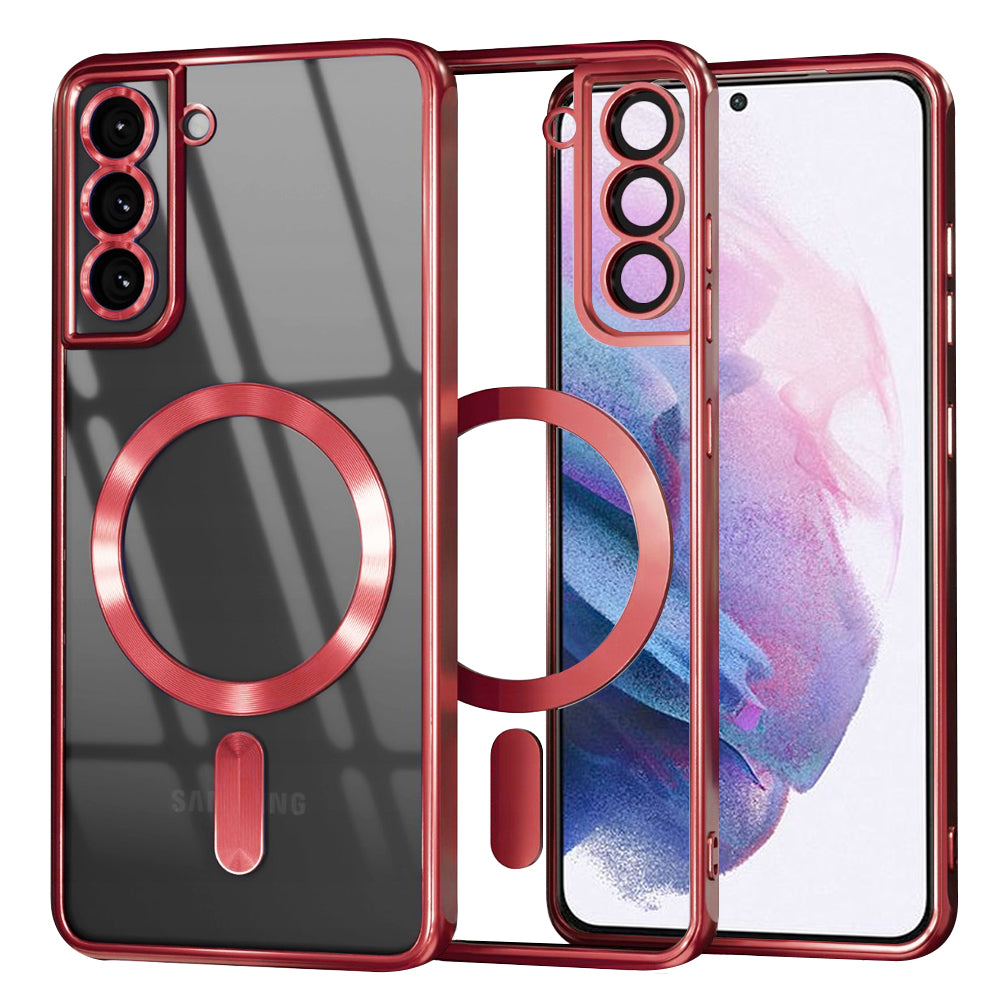 Techsuit - Luxury Crystal MagSafe - Samsung Galaxy S21 Plus 5G - Red