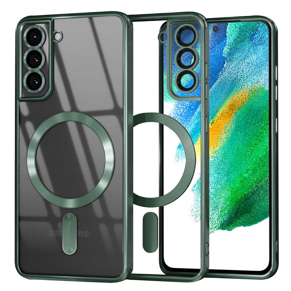 Techsuit - Luxury Crystal MagSafe - Samsung Galaxy S21 FE 5G - Deep Green