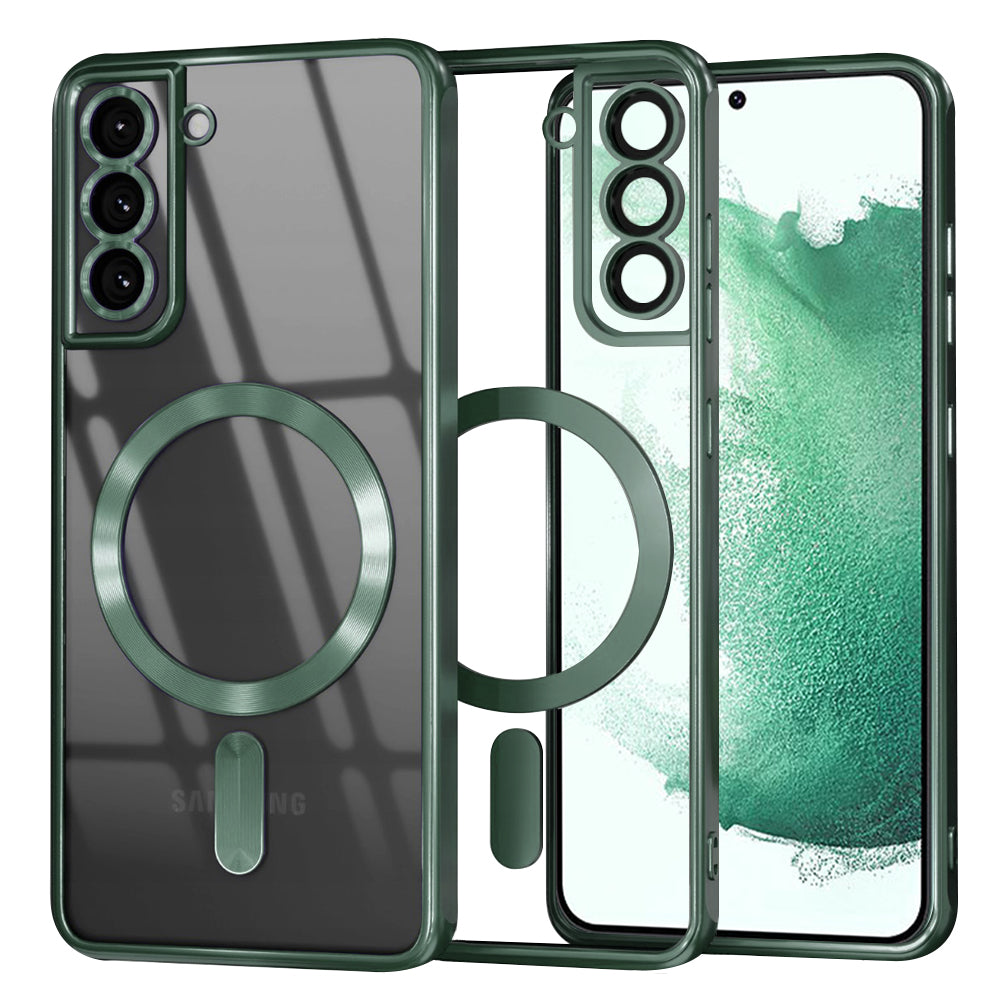 Techsuit - Luxury Crystal MagSafe - Samsung Galaxy S22 Plus 5G - Deep Green
