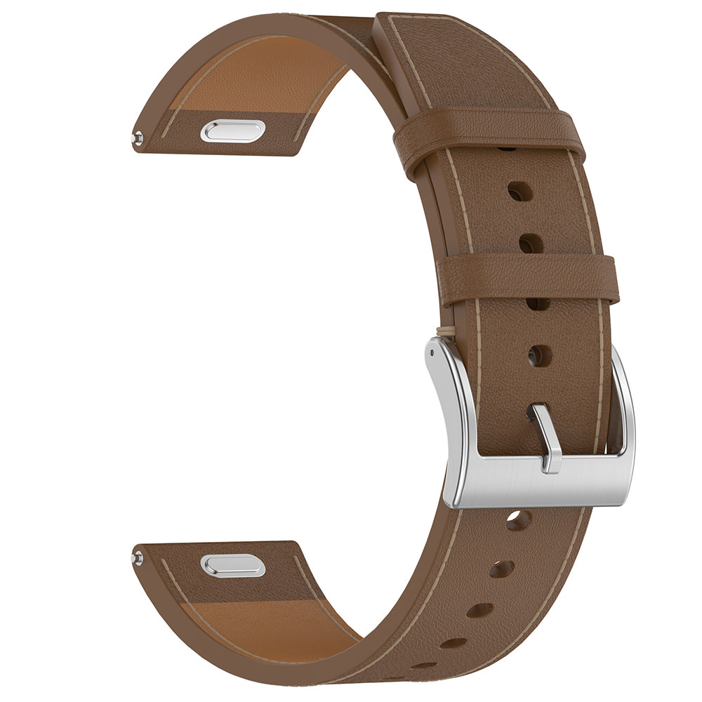 Techsuit - Watchband 20mm (W073) - Samsung Galaxy Watch4/5/Active 2, Huawei Watch GT 3 (42mm)/GT 3 Pro (43mm) - Brown