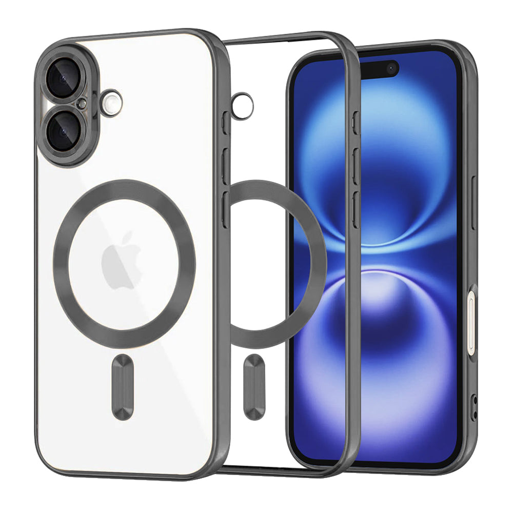 Techsuit - Luxury Crystal MagSafe - iPhone 16 - Black