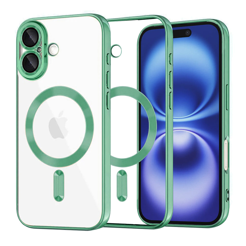 Techsuit - Luxury Crystal MagSafe - iPhone 16 - Light Green