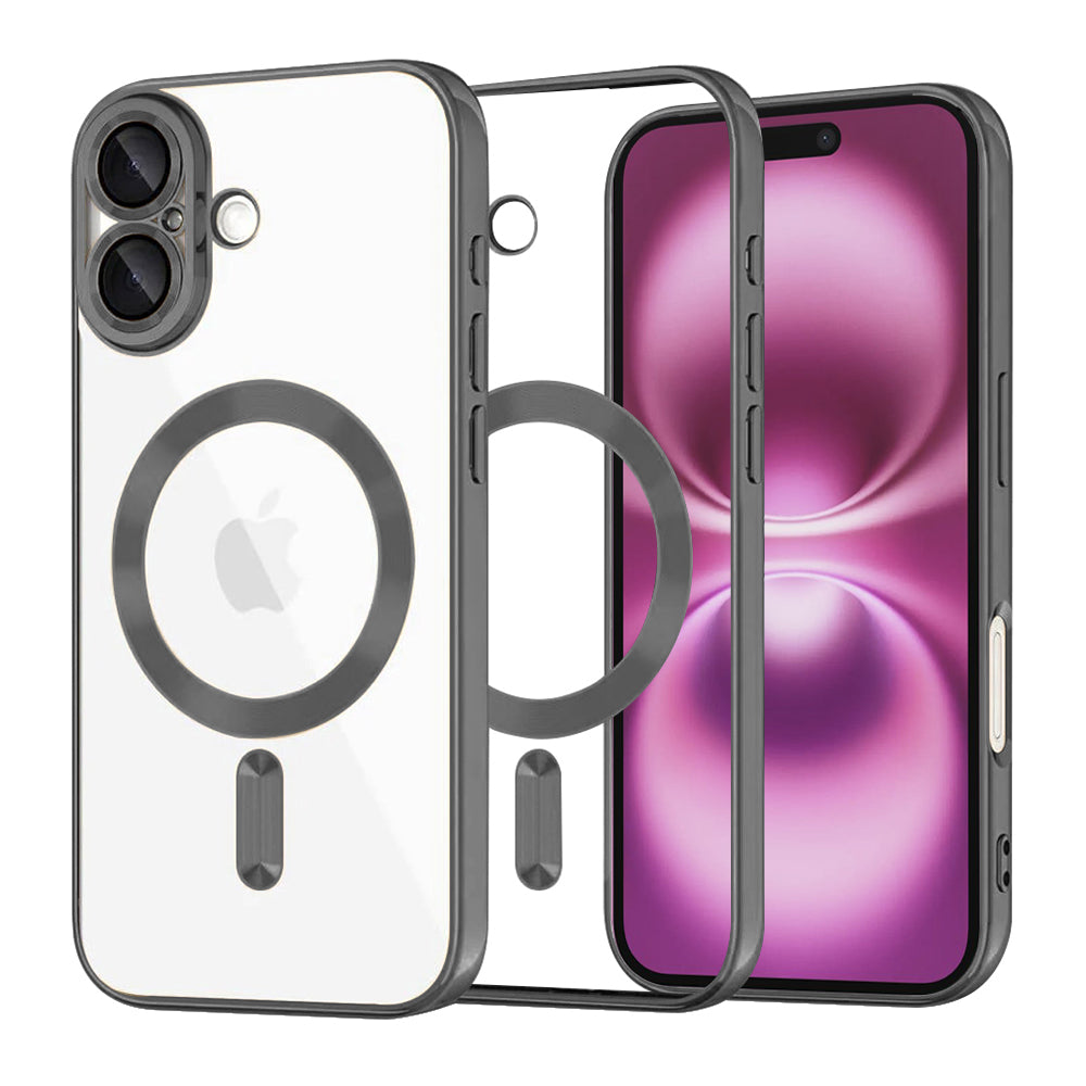 Techsuit - Luxury Crystal MagSafe - iPhone 16 Plus - Black