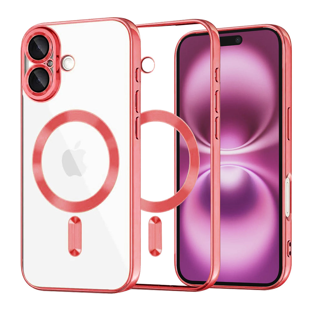 Techsuit - Luxury Crystal MagSafe - iPhone 16 Plus - Red