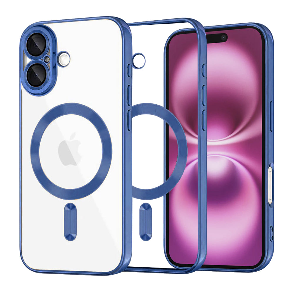 Techsuit - Luxury Crystal MagSafe - iPhone 16 Plus - Deep Blue