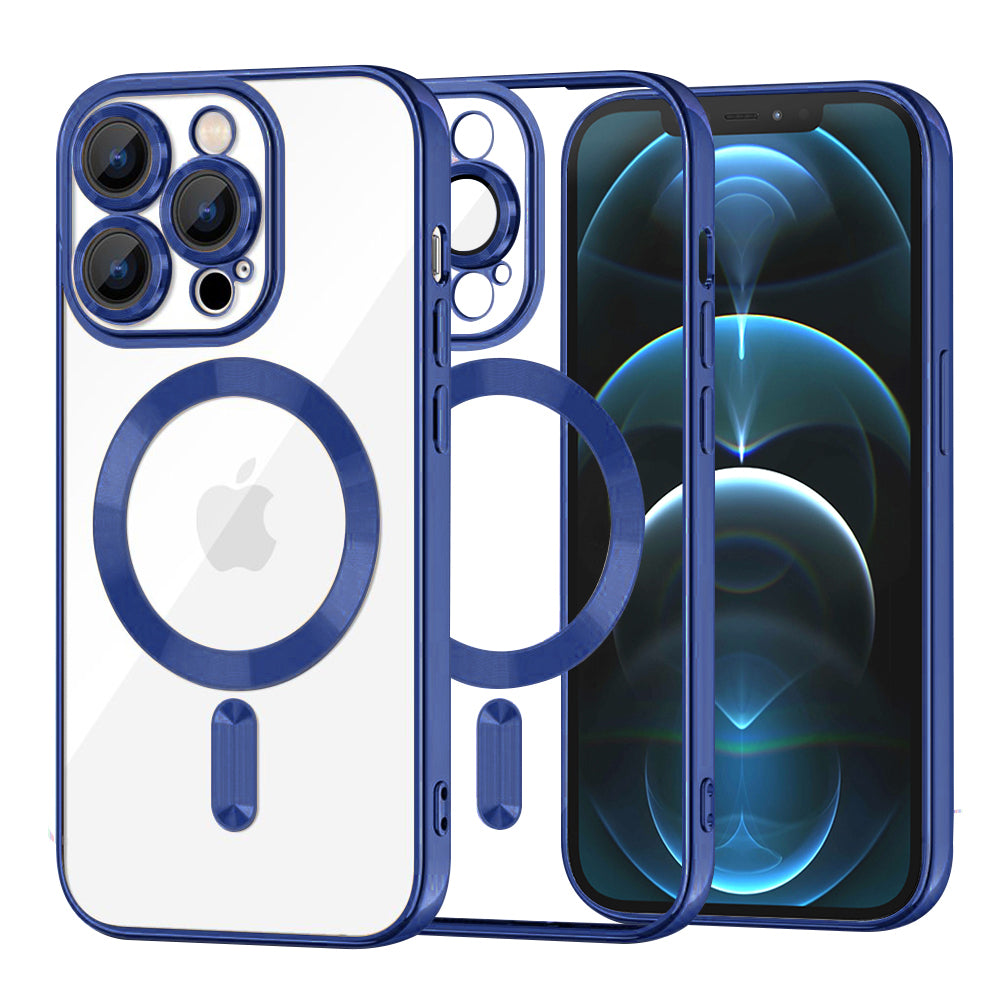 Techsuit - Luxury Crystal MagSafe - iPhone 12 Pro Max - Deep Blue