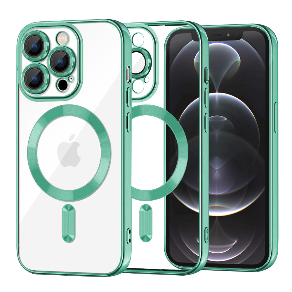 Techsuit - Luxury Crystal MagSafe - iPhone 12 Pro - Light Green
