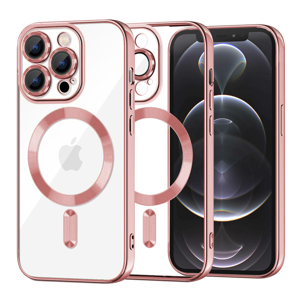 Techsuit - Luxury Crystal MagSafe - iPhone 12 Pro - Pink
