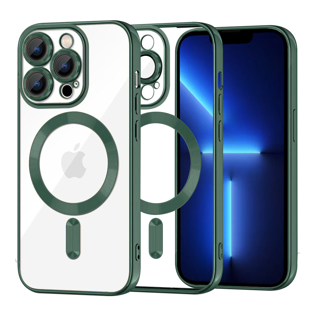 Techsuit - Luxury Crystal MagSafe - iPhone 13 Pro Max - Deep Green