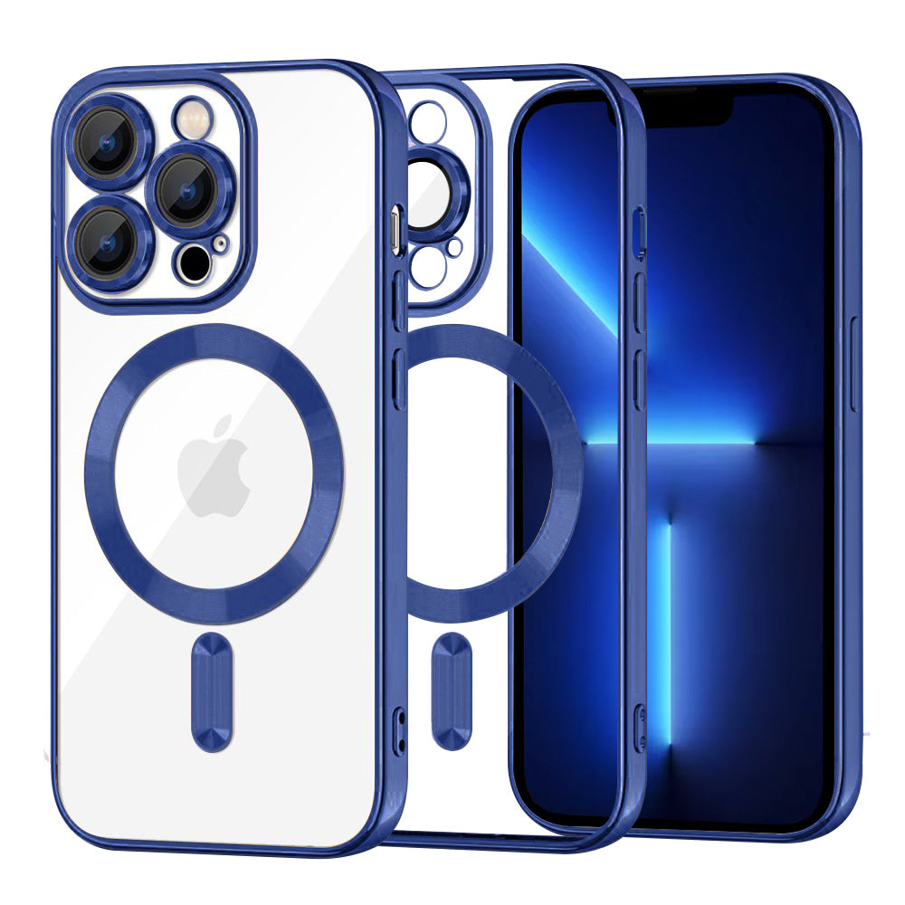 Techsuit - Luxury Crystal MagSafe - iPhone 13 Pro Max - Deep Blue