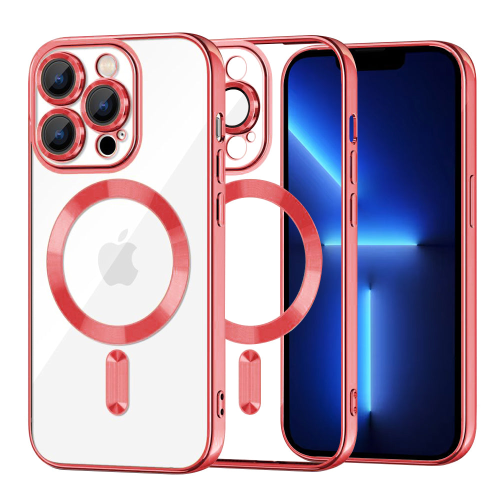Techsuit - Luxury Crystal MagSafe - iPhone 13 Pro Max - Red