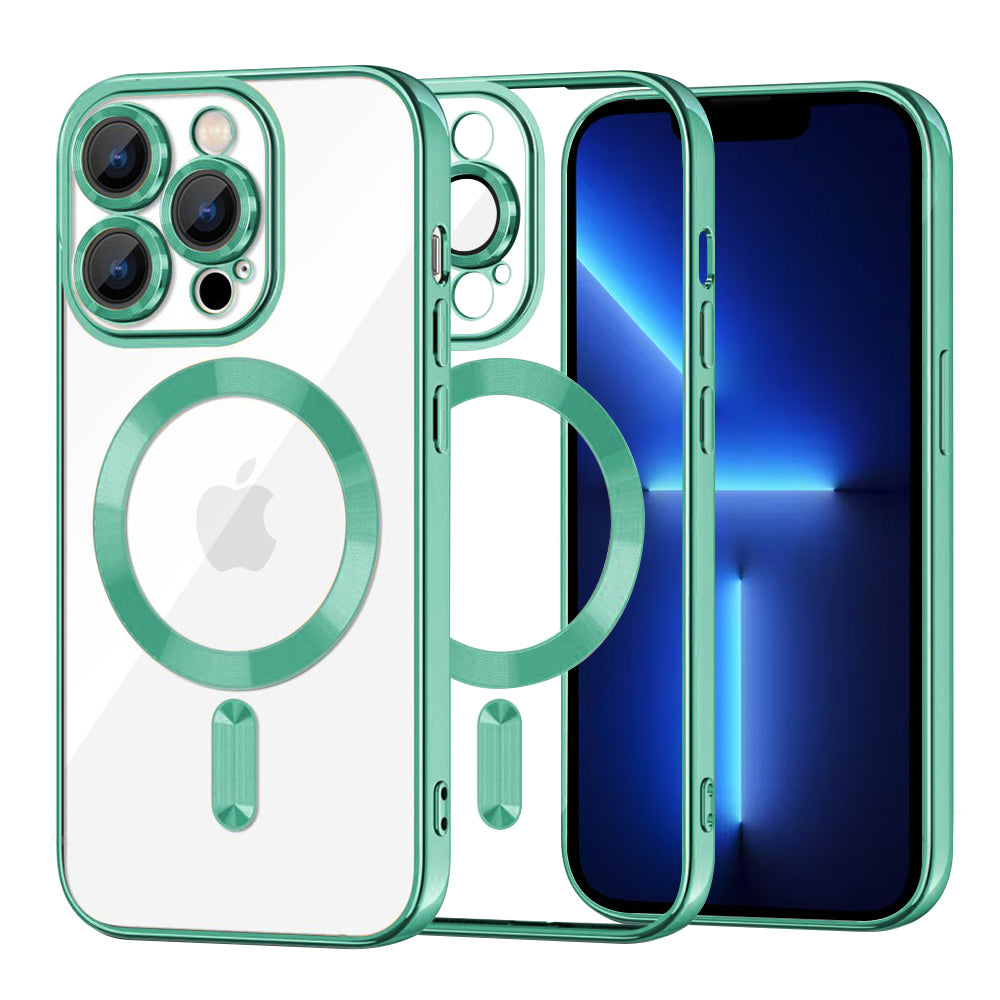 Techsuit - Luxury Crystal MagSafe - iPhone 13 Pro Max - Light Green